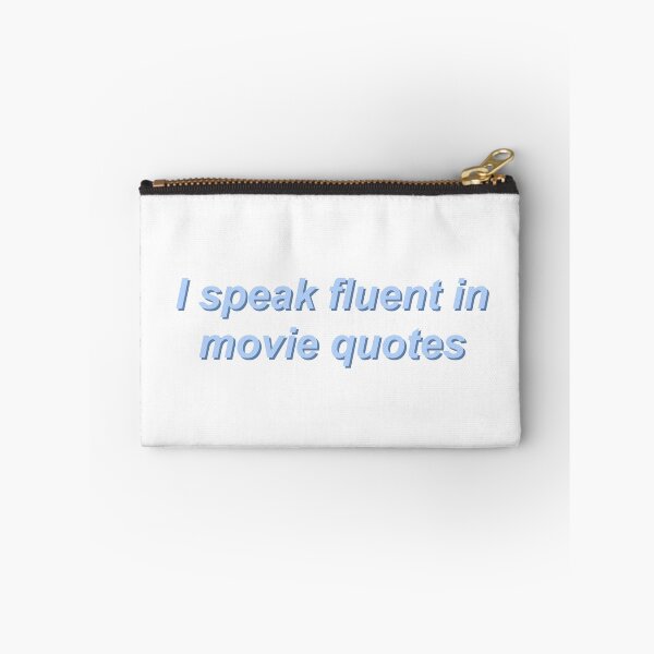 Item preview, I speak fluently in movie quotes designed and sold by enoramarie.