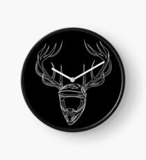 Mx Stag Head Clock