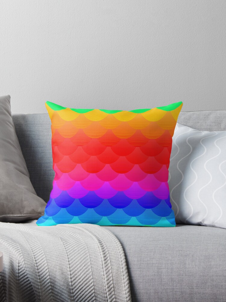 mermaid scale cushion