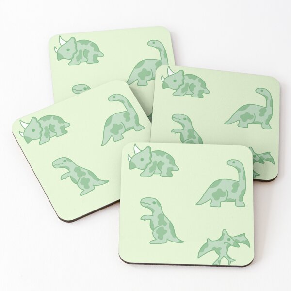 Item preview, Green Dinosaur pattern for kids designed and sold by CocoCat38.
