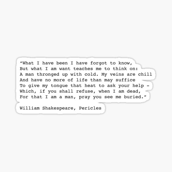 Item preview, Pericles - William Shakespeare designed and sold by whitearmed-hera.
