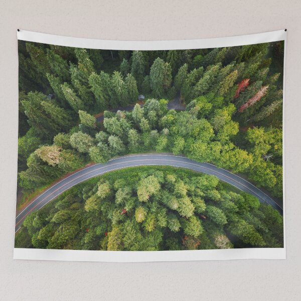 Item preview, winding road aerial view designed and sold by franckreporter.