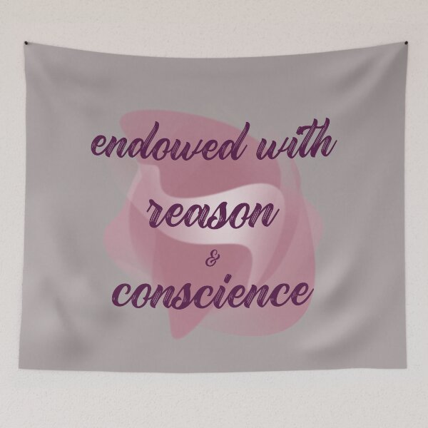 Item preview, Endowed With Reason And Conscience. Universal Declaration Of Human Rights designed and sold by Rebel-Design.