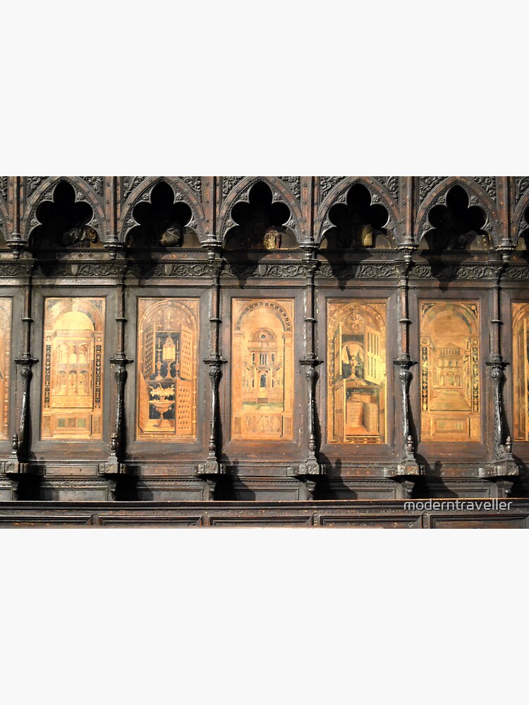 Wooden church alter, Siena by moderntraveller