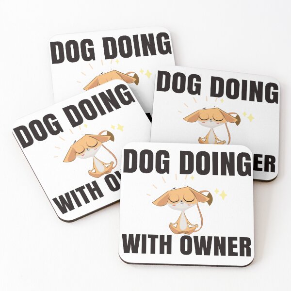 Item preview, Dog Doing Yoga With Owner designed and sold by smartness-shop.