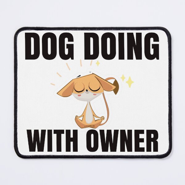 Item preview, Dog Doing Yoga With Owner designed and sold by smartness-shop.