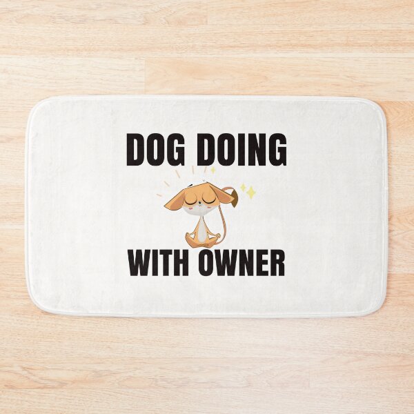 Item preview, Dog Doing Yoga With Owner designed and sold by smartness-shop.