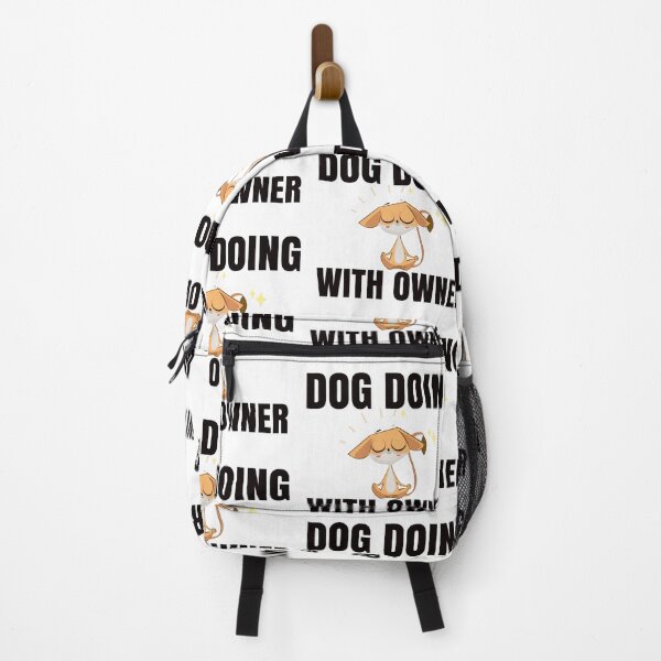 Item preview, Dog Doing Yoga With Owner designed and sold by smartness-shop.