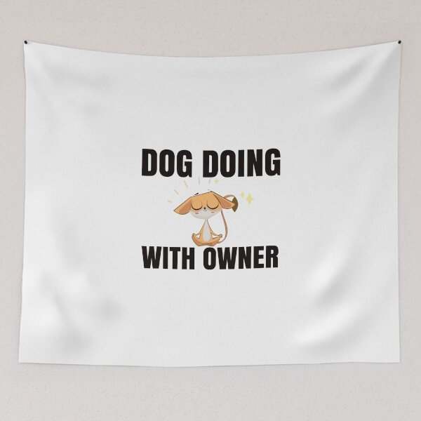 Item preview, Dog Doing Yoga With Owner designed and sold by smartness-shop.