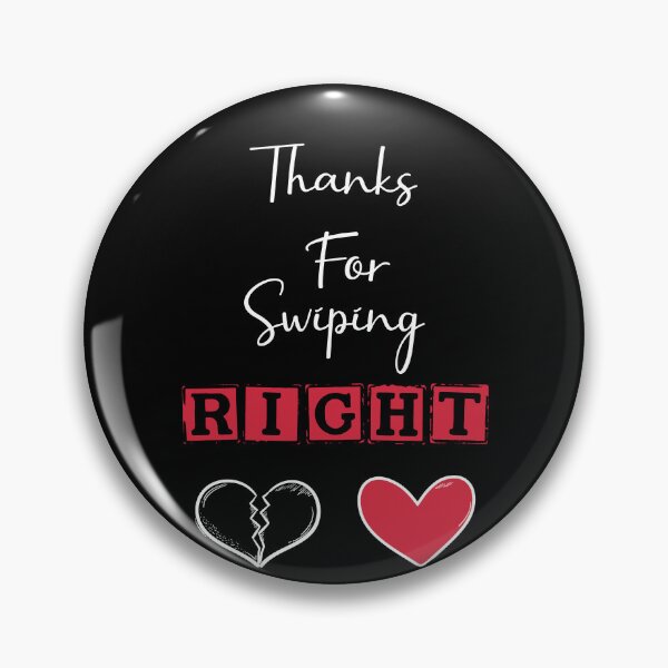 Item preview, Funny Thanks for swiping right - Valentine's day  designed and sold by Raiko-art.