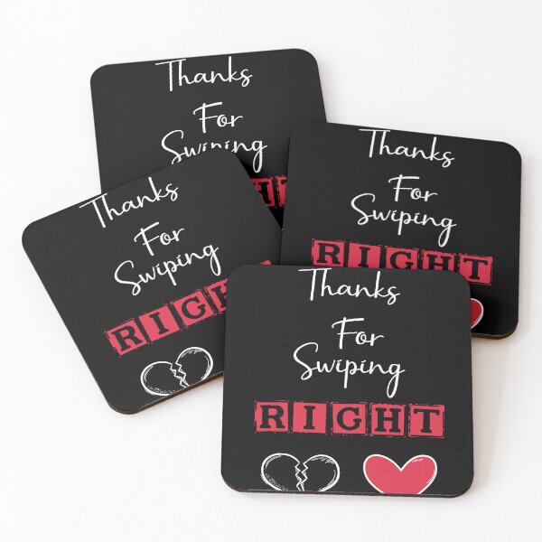 Item preview, Funny Thanks for swiping right - Valentine's day  designed and sold by Raiko-art.