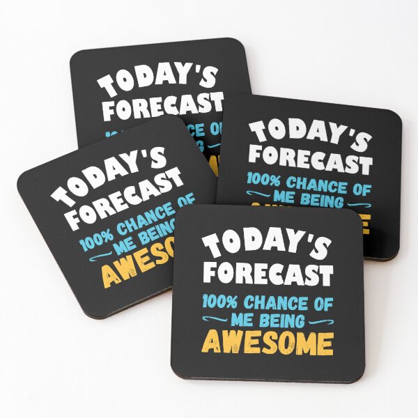 Item preview, Today's Forecast 100% Chance of Me Being Awesome designed and sold by ittybittyowl.