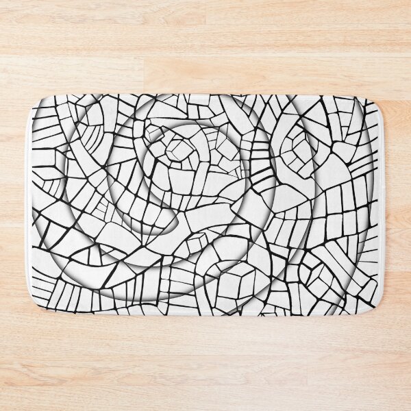 Item preview, Black and White Puzzling Swirl designed and sold by cherdoodles.