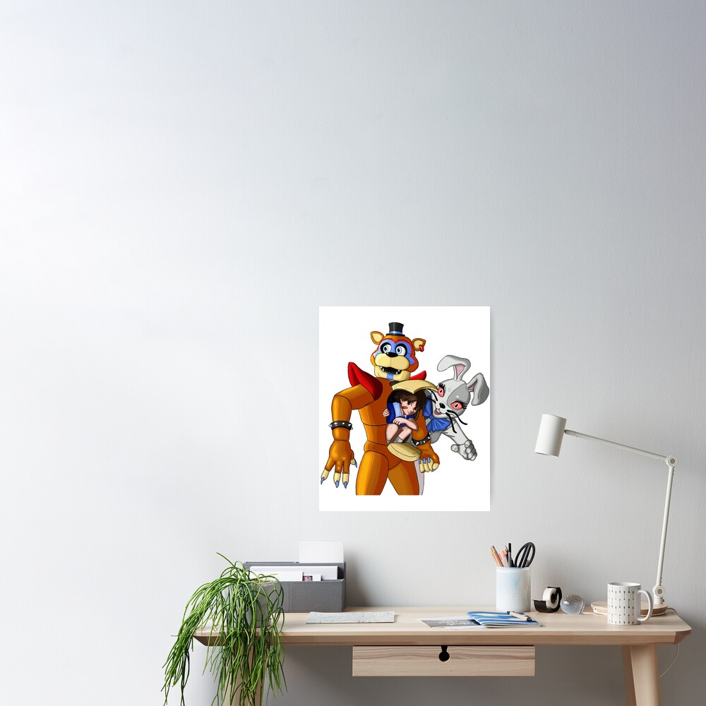 FNaF Security Breach/Gregory and Freddy Art Print by LLACC