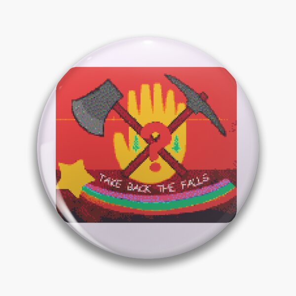 Item preview, Take Back the Falls Pixel designed and sold by heliotrope.