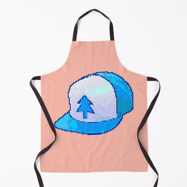 Item preview, Blue Pixel Pine Tree Hat Dipper designed and sold by heliotrope.
