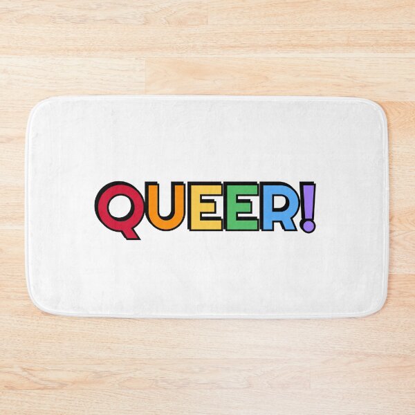 Item preview, QUEER rainbow colors designed and sold by Inspirationmotivation.