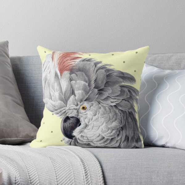 Multicolor 18x18 Birdy Birbs Blue Indian Ringneck Parrot bird Throw Pillow Multicolor 18x18 Birdy Birbs Blue Indian Ringneck Parrot bird Throw Pillow