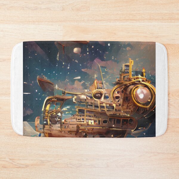 Item preview, Steampunk Ship in Space designed and sold by banjoe47.