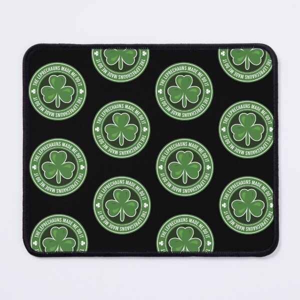 Item preview, The Leprechauns Made Me Do It Funny Green st patricks day Logo Gift designed and sold by pedrored369.