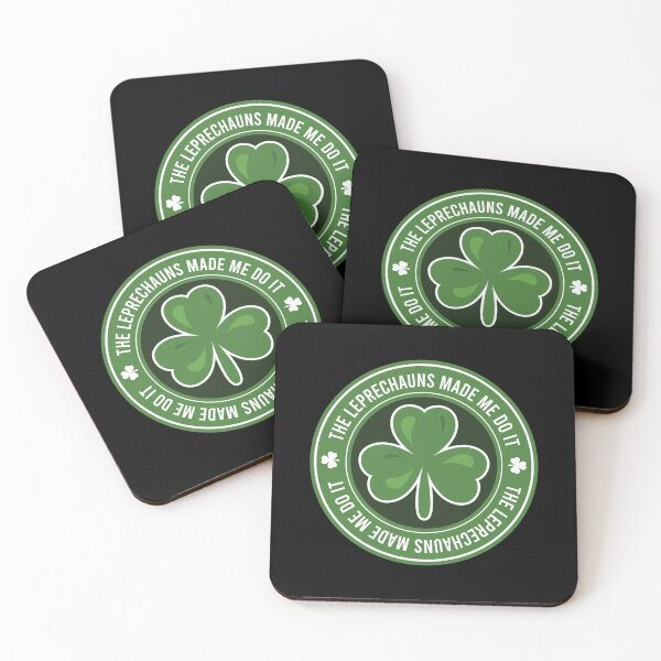 Item preview, The Leprechauns Made Me Do It Funny Green st patricks day Logo Gift designed and sold by pedrored369.