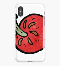 cartoon tomato iPhone Case