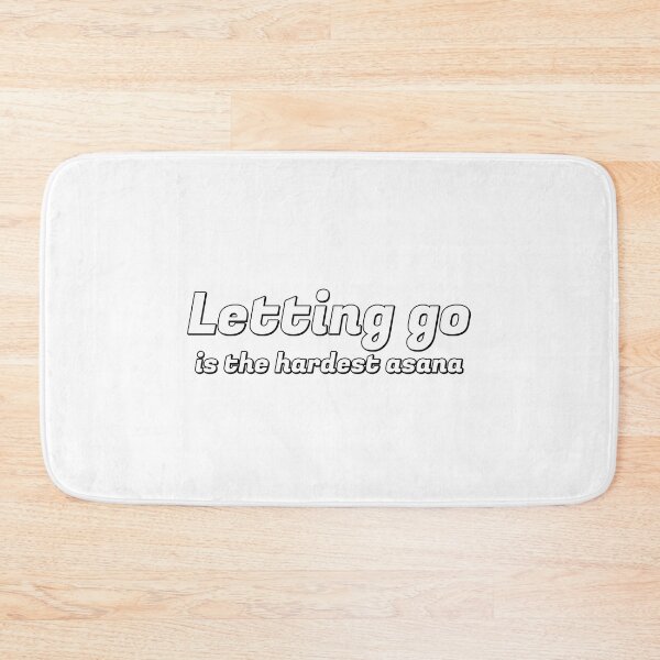 Item preview, YOGA QUOTES Letting go is the hardest asana designed and sold by Inspirationmotivation.