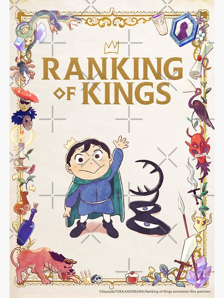 Ousama Ranking Bojji and Kage Print Ranking of Kings Anime 
