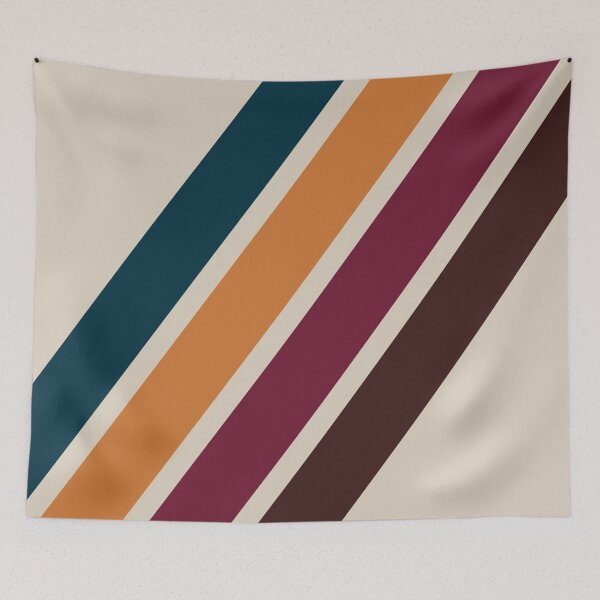 Item preview, Vintage Retro 70s Stripes designed and sold by VintageRetroDep.