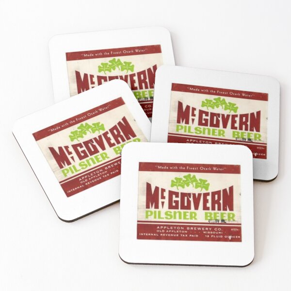 Item preview, McGovern Pilsner Beer, distresssed designed and sold by uniquenostalgia.