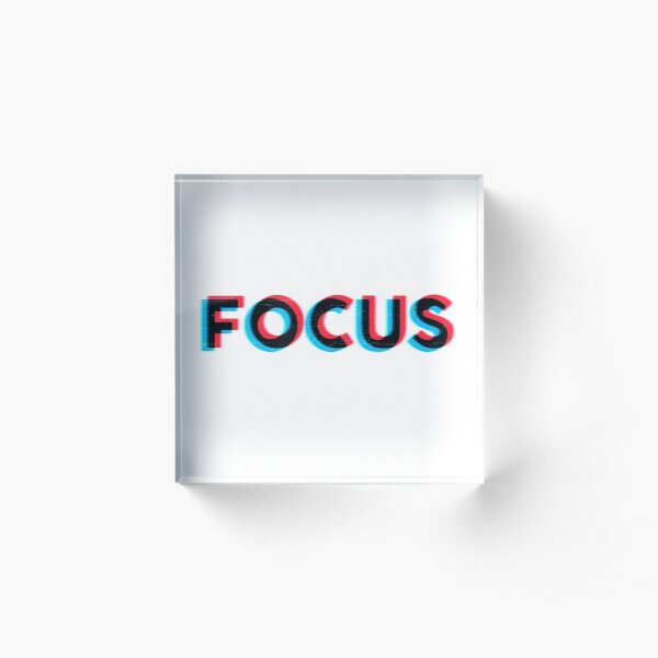Focus! Acrylic Block