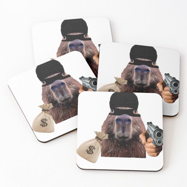 Item preview, Capybara Robber designed and sold by Mino Shop.