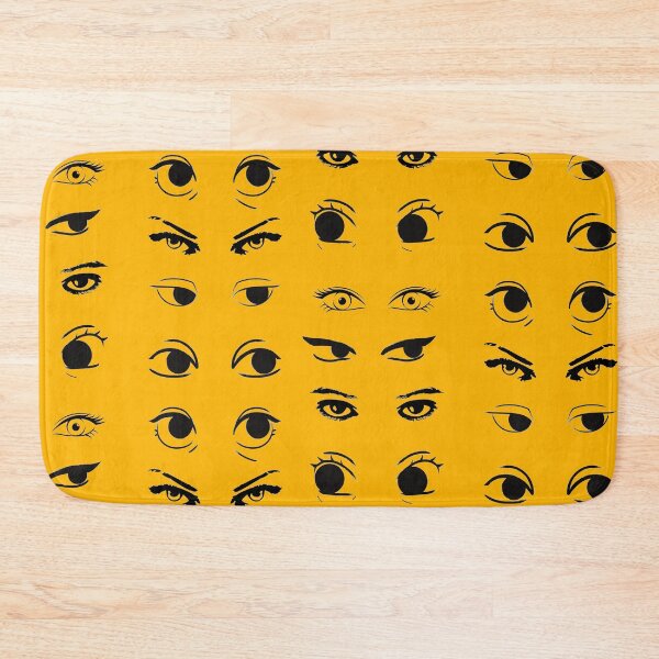 Item preview, Eyes Are On You Creepy Black And orange Pattern designed and sold by Cora Gregory.