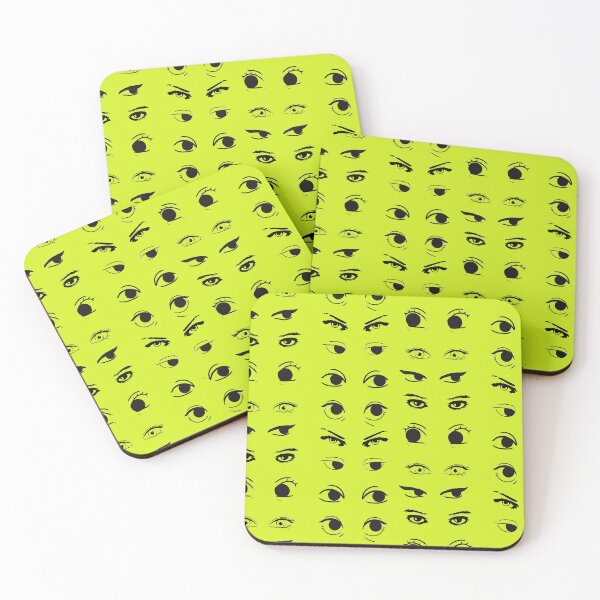 Item preview, All Eyes Are On You Creepy Black And Yellow Pattern designed and sold by Cora Gregory.