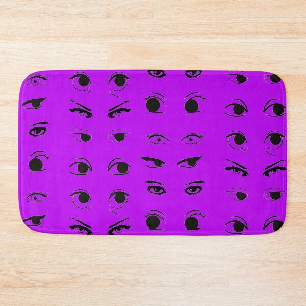 Item preview,  Eyes Are On You Creepy Black And Purple Pattern designed and sold by Cora Gregory.