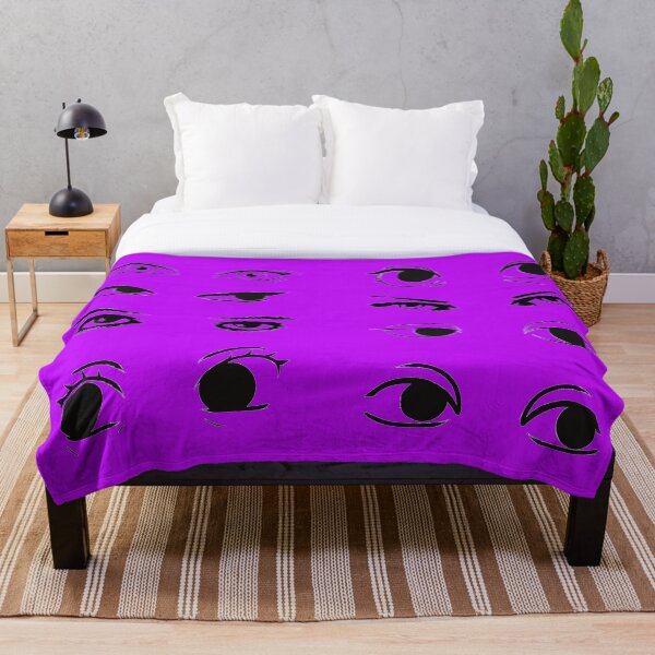 Item preview,  Eyes Are On You Creepy Black And Purple Pattern designed and sold by Cora Gregory.