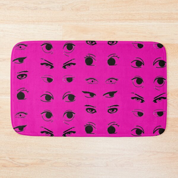 Item preview, All Eyes Are On You Creepy Black And Pink Pattern designed and sold by Cora Gregory.