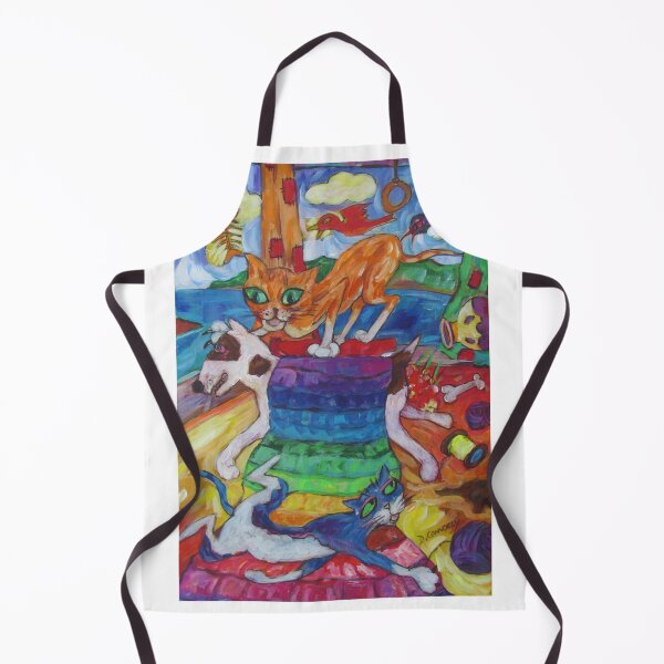 Item preview, Colourful Cats and Dog designed and sold by diconnollyart.