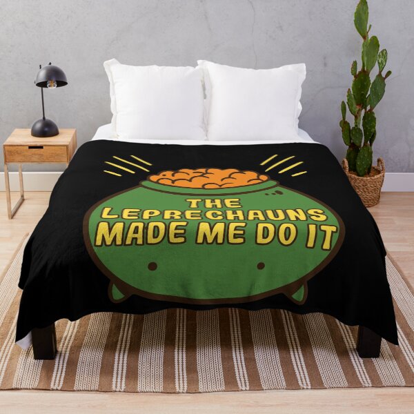 Item preview, The Leprechauns Made Me Do It Funny Green st patricks day Perfect Quote designed and sold by pedrored369.