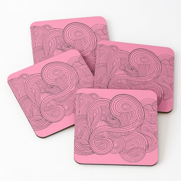 Item preview, Abstract Black and White Hand Drawn Ribbons Design designed and sold by Alondra.