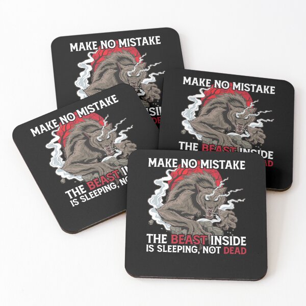 Item preview, Make No Mistake Beast Inside Is Sleeping Not Dead designed and sold by Dressed For  Duty.