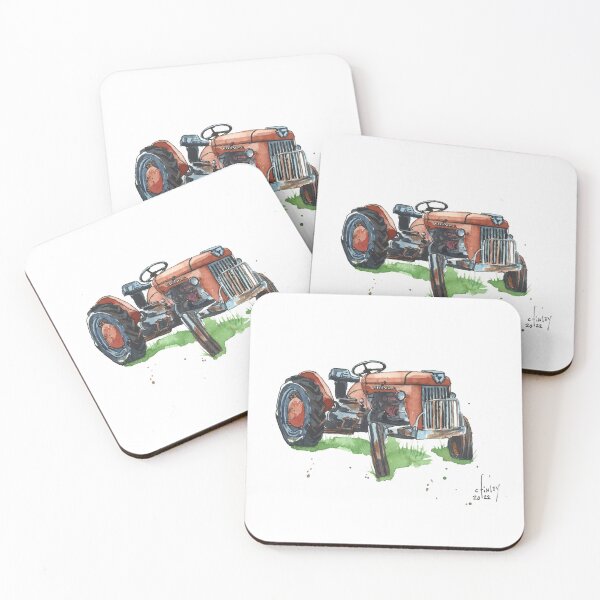 Item preview, Vintage Red Tractor designed and sold by CFinleyArt.