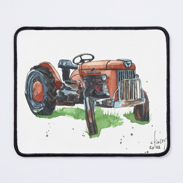 Item preview, Vintage Red Tractor designed and sold by CFinleyArt.