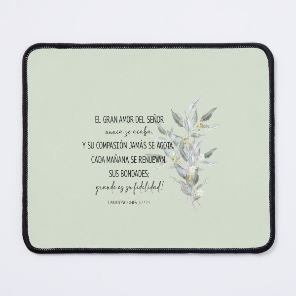 Item preview, Lamentaciones 3:22-23, Spanish Bible Verse designed and sold by latiendadearyam.