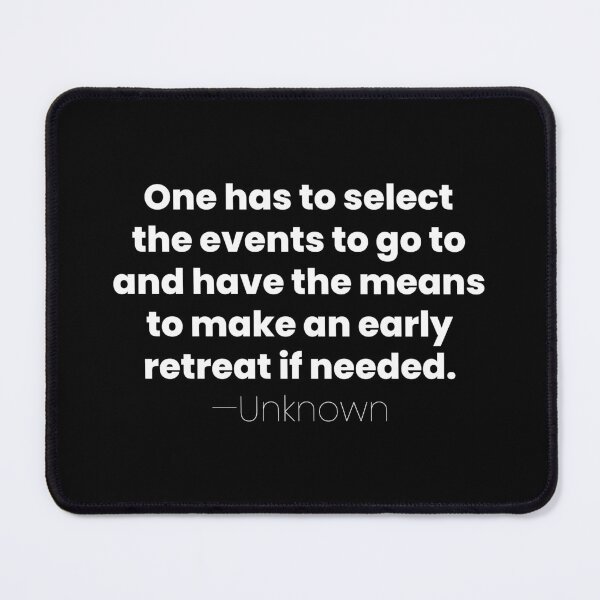 Item preview, Select the Events, Unknown Introvert Quote designed and sold by MariosNydras.