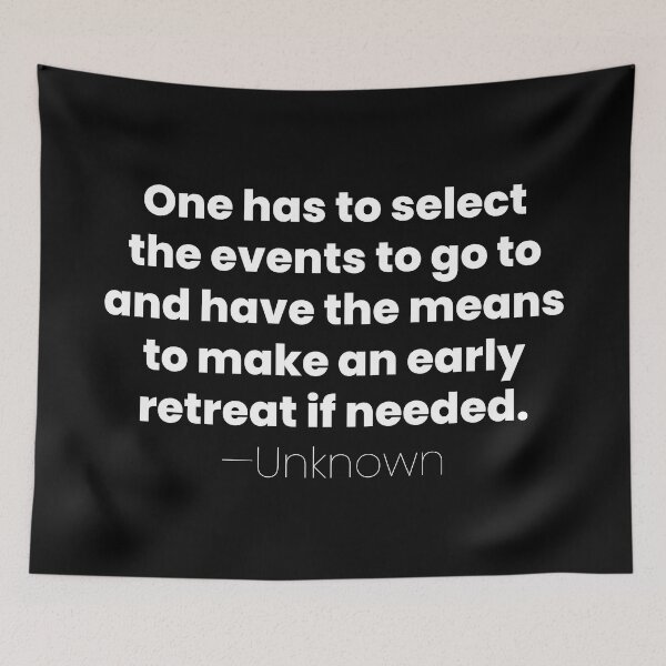 Item preview, Select the Events, Unknown Introvert Quote designed and sold by MariosNydras.