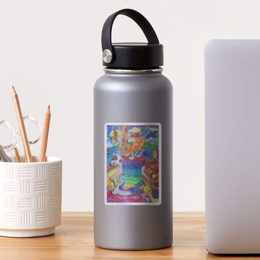Item preview, Holographic Sticker designed and sold by abitofanartist.