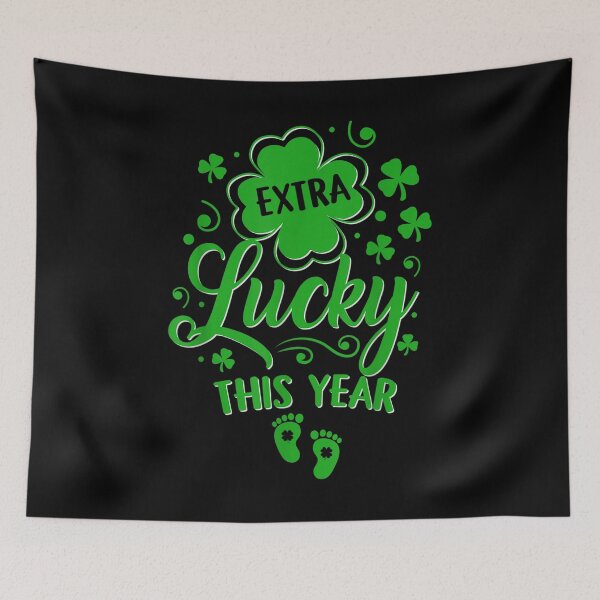Artikelvorschau, Extra Lucky This Year St Patricks Day Pregnancy Announcement entworfen und verkauft von mchargue12.