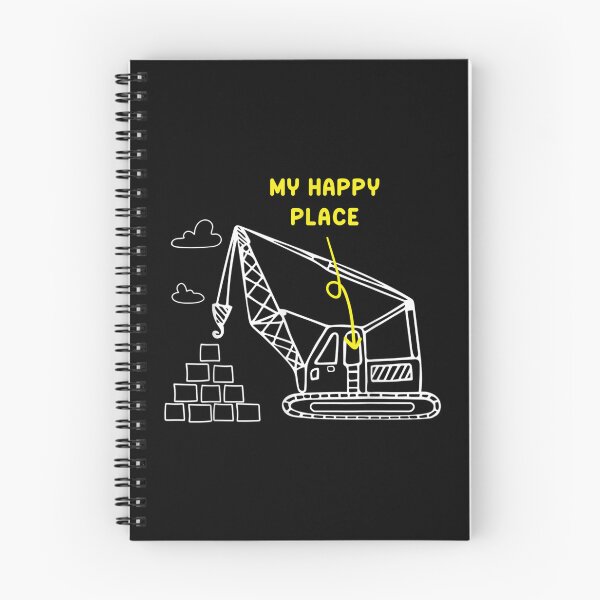 Item preview, My Happy Place Funny Construction Worker Crane Operator  designed and sold by mchargue12.