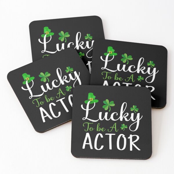 Aperçu de l'œuvre Mens Lucky To Be A Actor Cute Happy St Patricks Day créée et vendue par mchargue12.